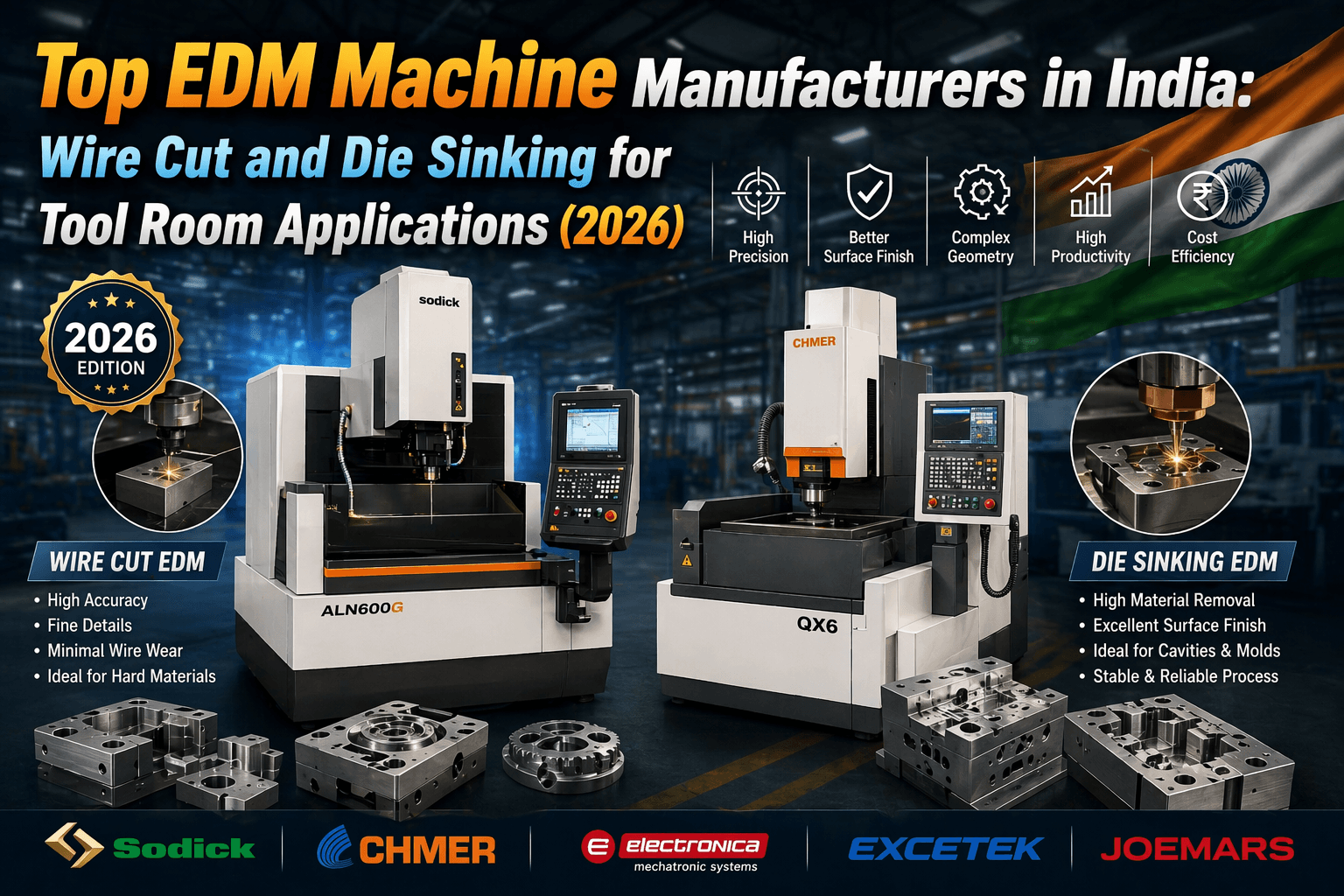 Top EDM Machine Manufacturers in India