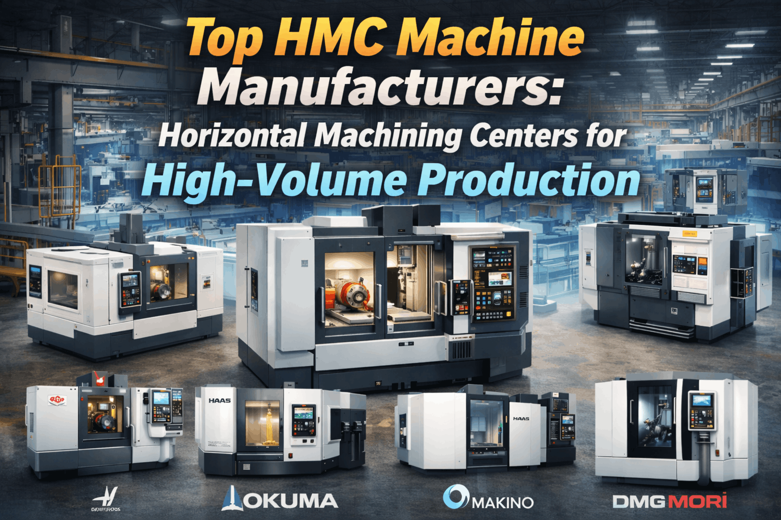 Top HMC Machine Manufacturers Horizontal Machining Centers for High-Volume Production